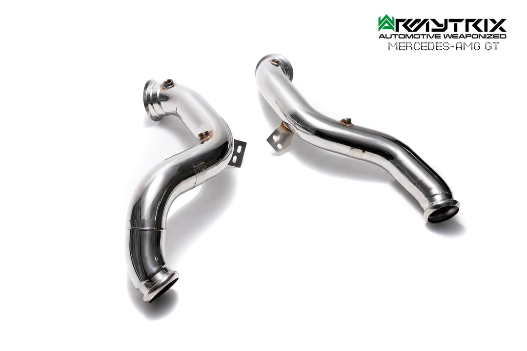 Armytrix - MERCEDES-BENZ AMG GT R190 4.0L GT-R - Sportcat Stainless Steel  - MBAGT-CD