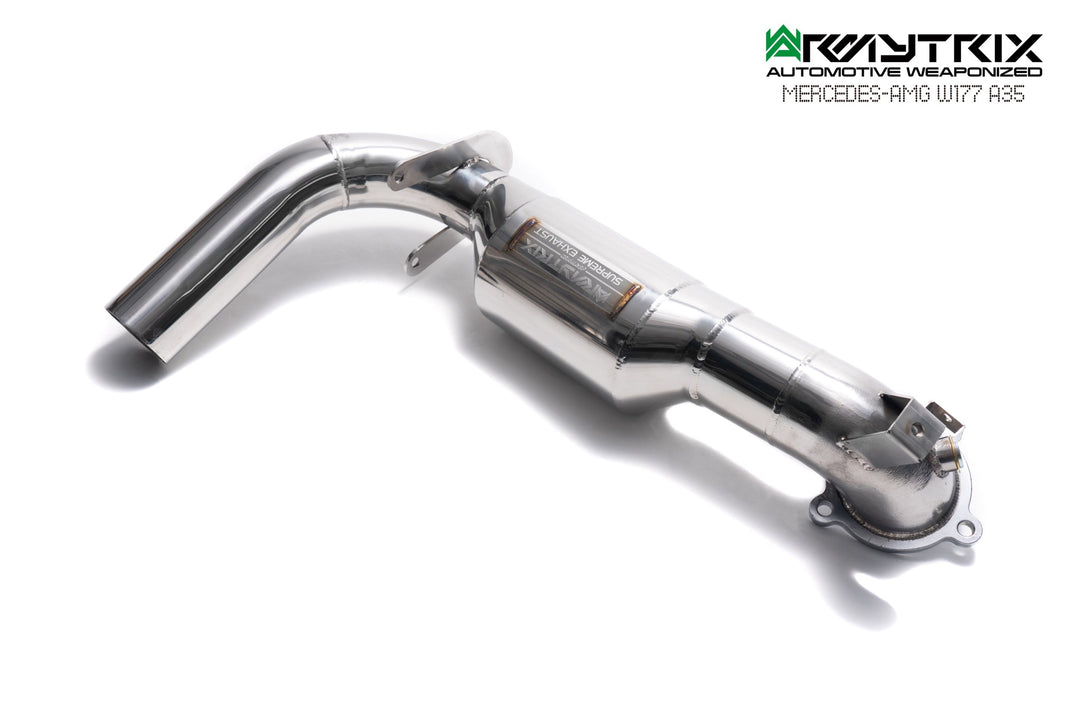 Armytrix - MERCEDES-BENZ CLA X118 CLA35 SHOOTING BREAK - Downpipe Stainless Steel  - MB772-DD