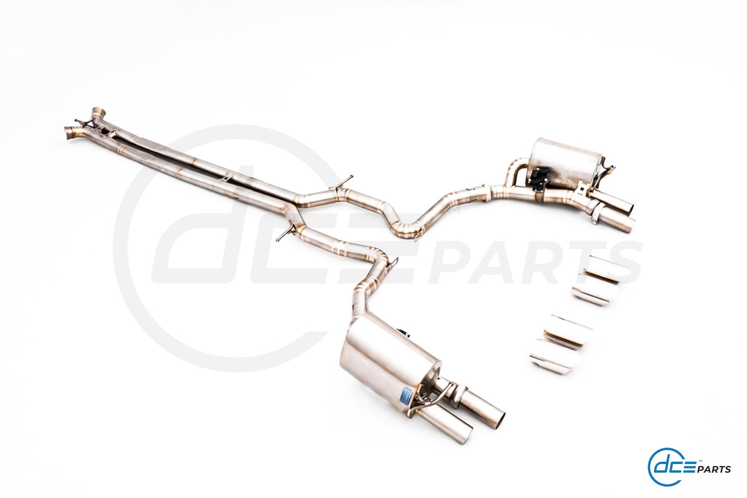 DCE Parts - Porsche 971 Series Panamera 2.9T 4, 4S, E-Hybrid Catback Valvetronic Exhaust - Stainless Steel