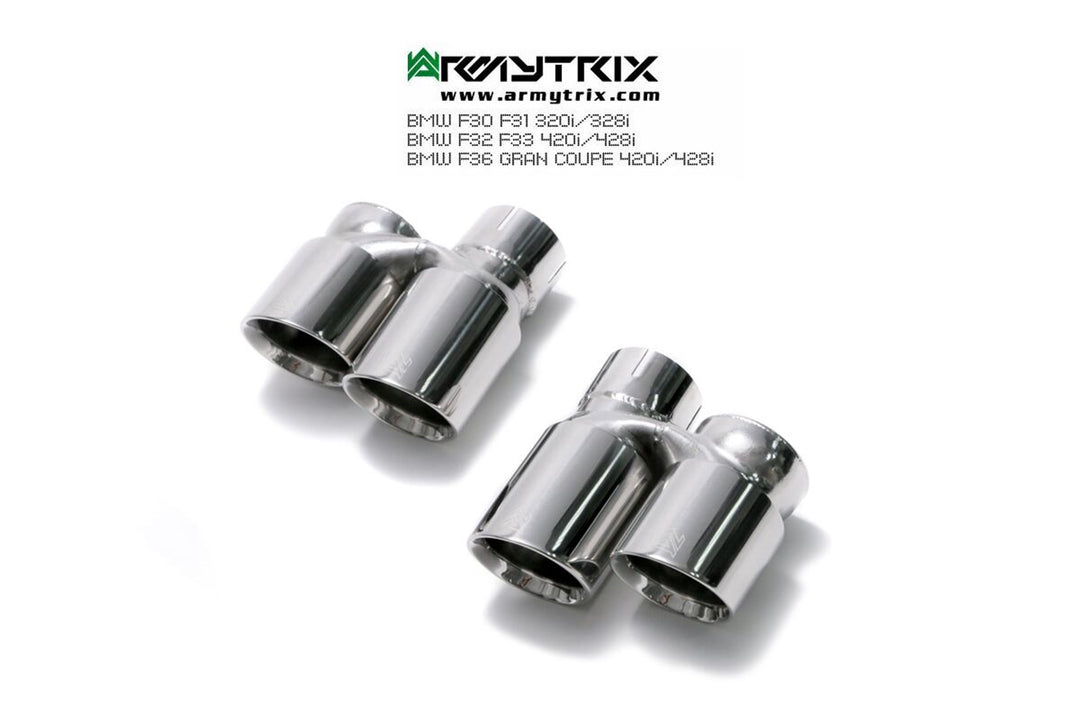 Armytrix - BMW 3 SERIES F30 328I - Tips Stainless Steel  - QS42C