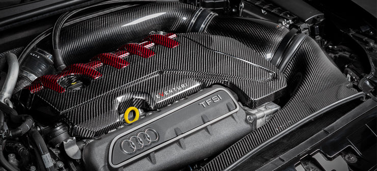 Eventuri - Audi RS3 Gen 2 / TTRS 8S Black and Red Engine Cover