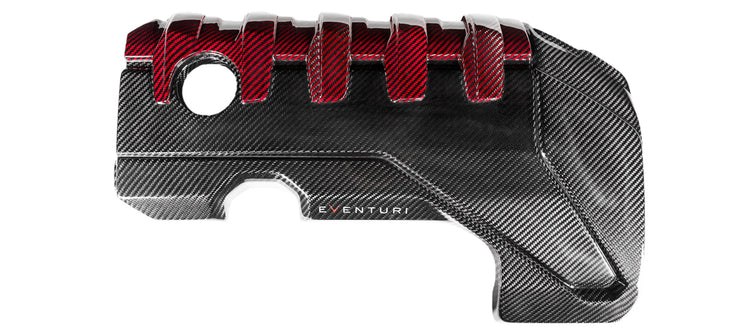 Eventuri - Audi RS3 Gen 2 / TTRS 8S Black and Red Engine Cover