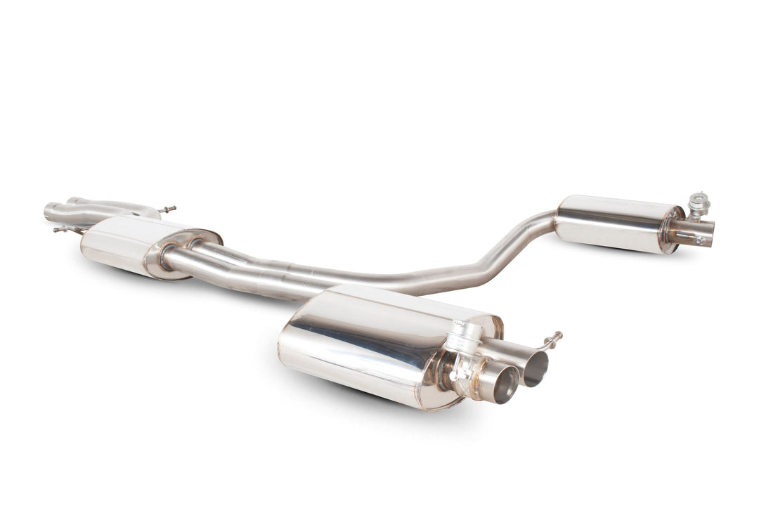 Scorpion Redpower - Audi RS4 B8 4.2 FSI Quattro Avant/RS5 4.2 V8 Coupe  - Resonated half system inc active exhaust valve Axle back - SAU048 - 2010 - 2015
