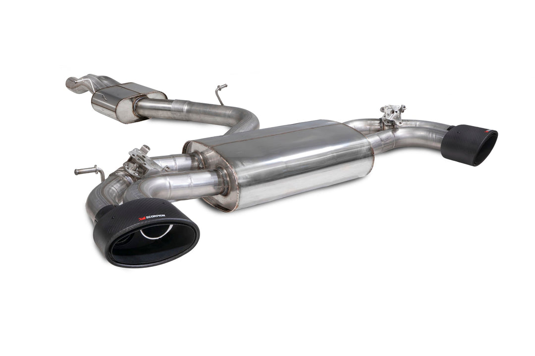 Scorpion Redpower - Audi RS3 8V Facelift (GPF models only) - Resonated cat/gpf-back system with valves Catback - SAU079CF - 2017 - 2020