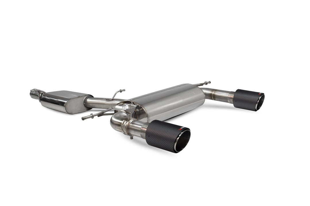 Scorpion Redpower - Audi TT MK3 2.0 TFSi Quattro Non GPF Model Only - Resonated cat-back system with electronic valves Catback - SAU085CF - 2014 - 2019