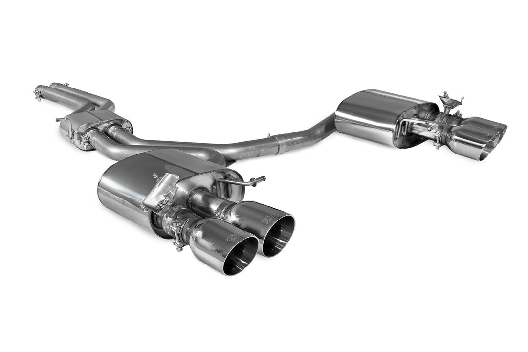 Scorpion Redpower - Audi Audi S4 B9 Quattro 3.0T V6 Avant, Saloon/Sedan. Non GPF Models - Resonated half system Axle back - SAU088 - 2017 - 2019