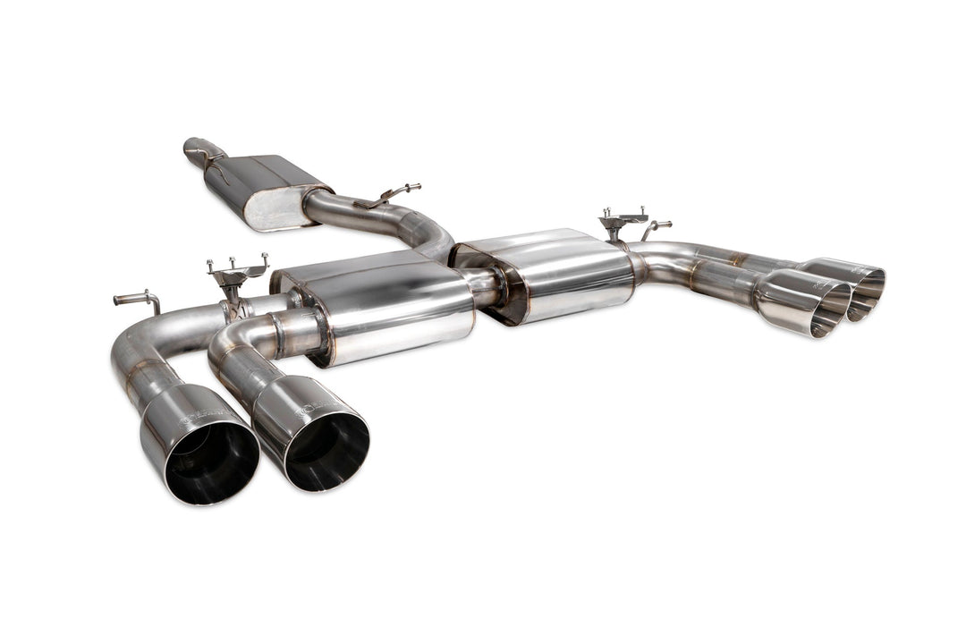 Scorpion Redpower - Audi S3 Saloon 8V - Resonated cat/gpf-back system & electronic valves Catback - SAU096 - 2019 - 2020