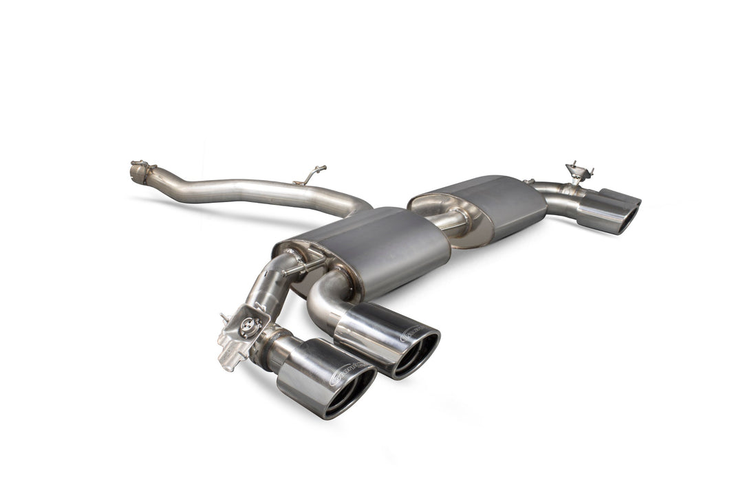 Scorpion Redpower - Audi TT S Mk3 Non GPF Model Only (Coupe models only) - Non-resonated cat-back system (with valves)  Catback - SAUS055 - 2014 - 2019