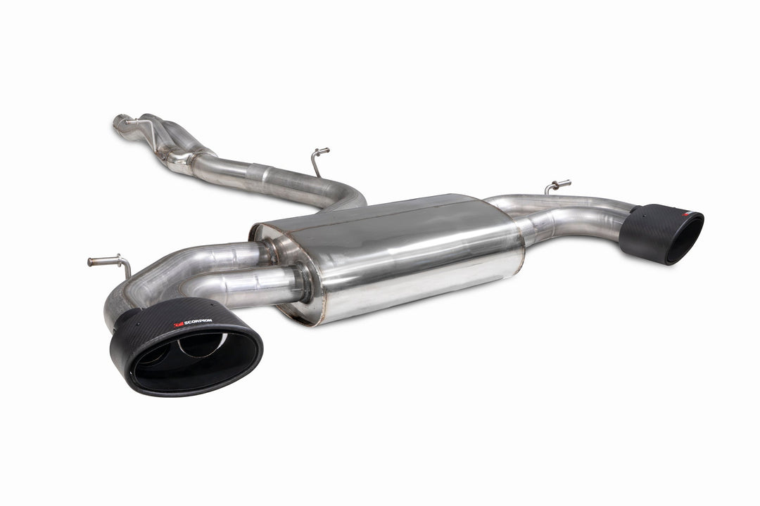 Scorpion Redpower - Audi RS3 8V Facelift (GPF and non GPF models) - Non-res cat/gpf-back system without valves Catback - SAUS080CF - 2017 - 2020