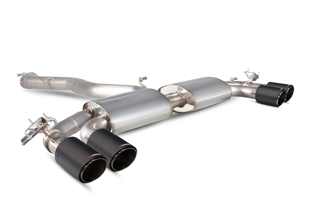 Scorpion Redpower - Audi SQ2 - Non-res GPF-back system with electronic valves Catback - SAUS090CF - 2019 - 2023