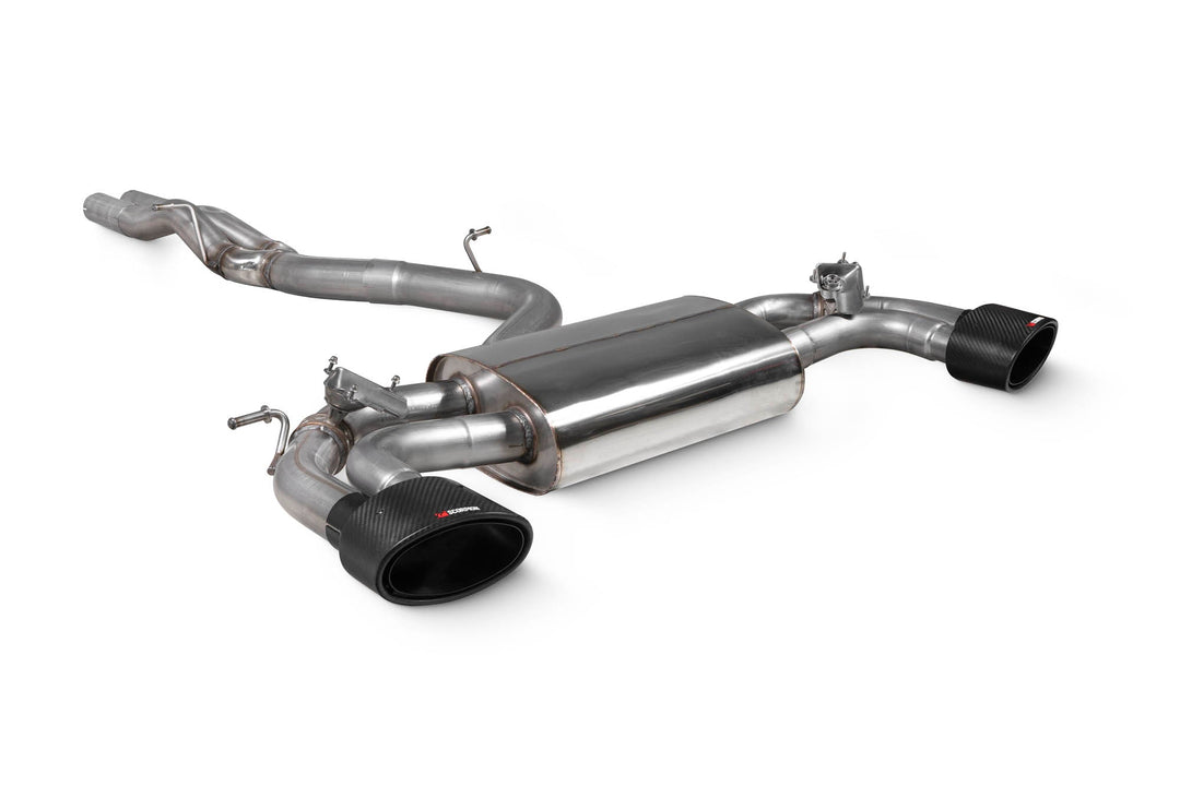 Scorpion Redpower - Audi RS3 8V Pre-Facelift - Non-res cat-back system with valves Catback - SAUS106CF - 2015 - 2017