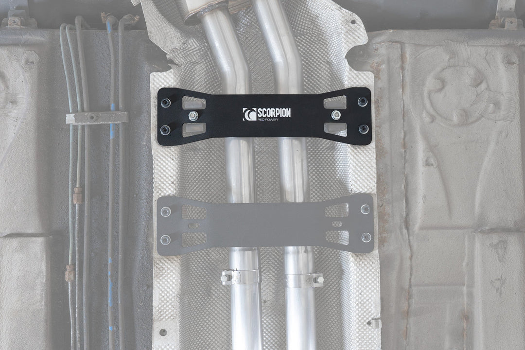 Scorpion Redpower - BMW E46 320/325/330 - Tunnel Brace / Exhaust Mount (Single) Exhaust - SBM093B - 2000 - 2006