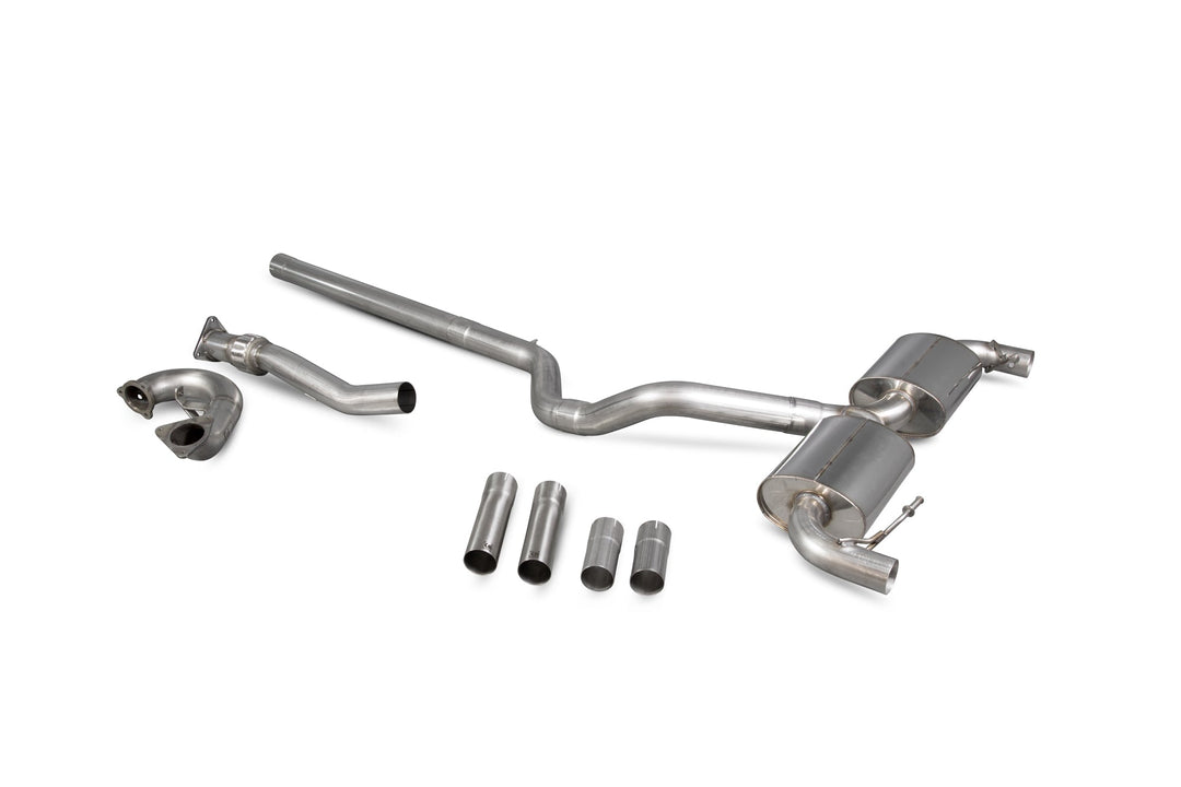 Scorpion Redpower - Renault Clio MK3 2.0 RS 200/MK3 197 Sport 2.0 16v (Megane Engine Swap) - Turbo-back non-res de-cat system Exhaust - SRNCS030SYS - 2006 - 2012