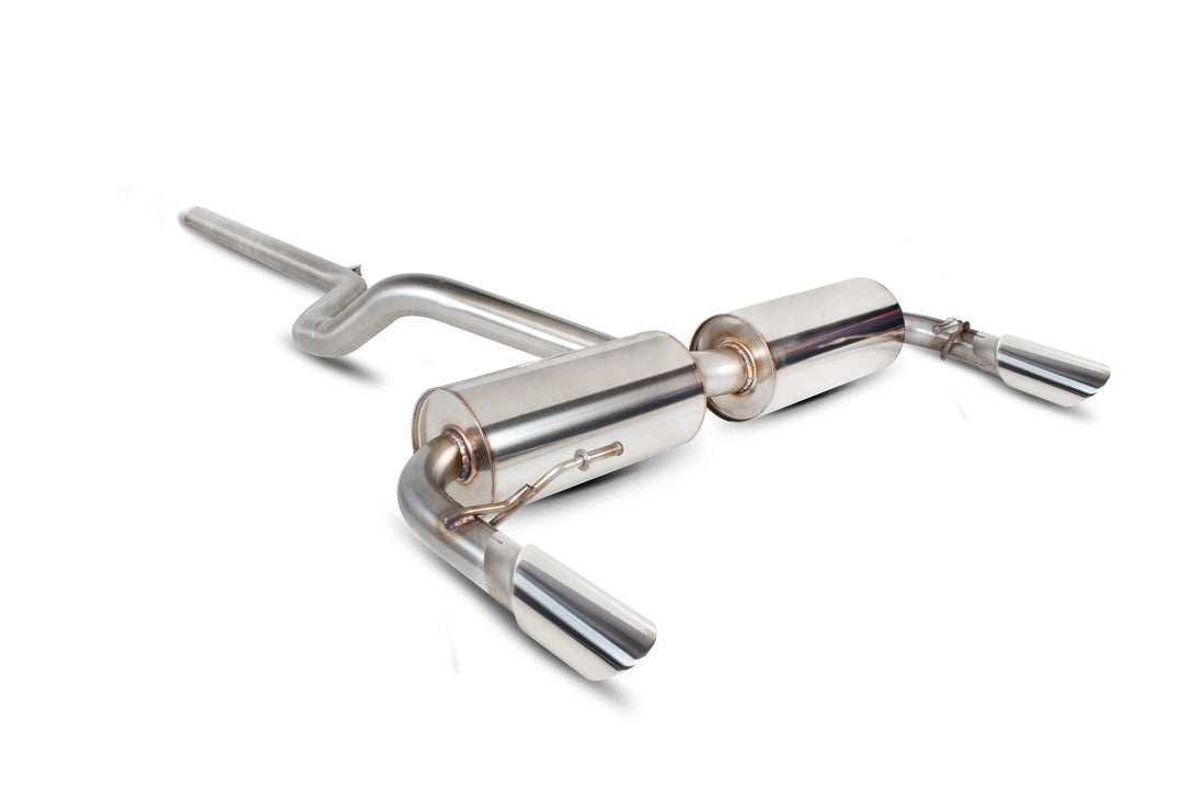 Scorpion Redpower - Renault Clio MK3 197 Sport 2.0 16v  - Non-resonated cat-back system  Catback - SRNS025S - 2006 - 2009