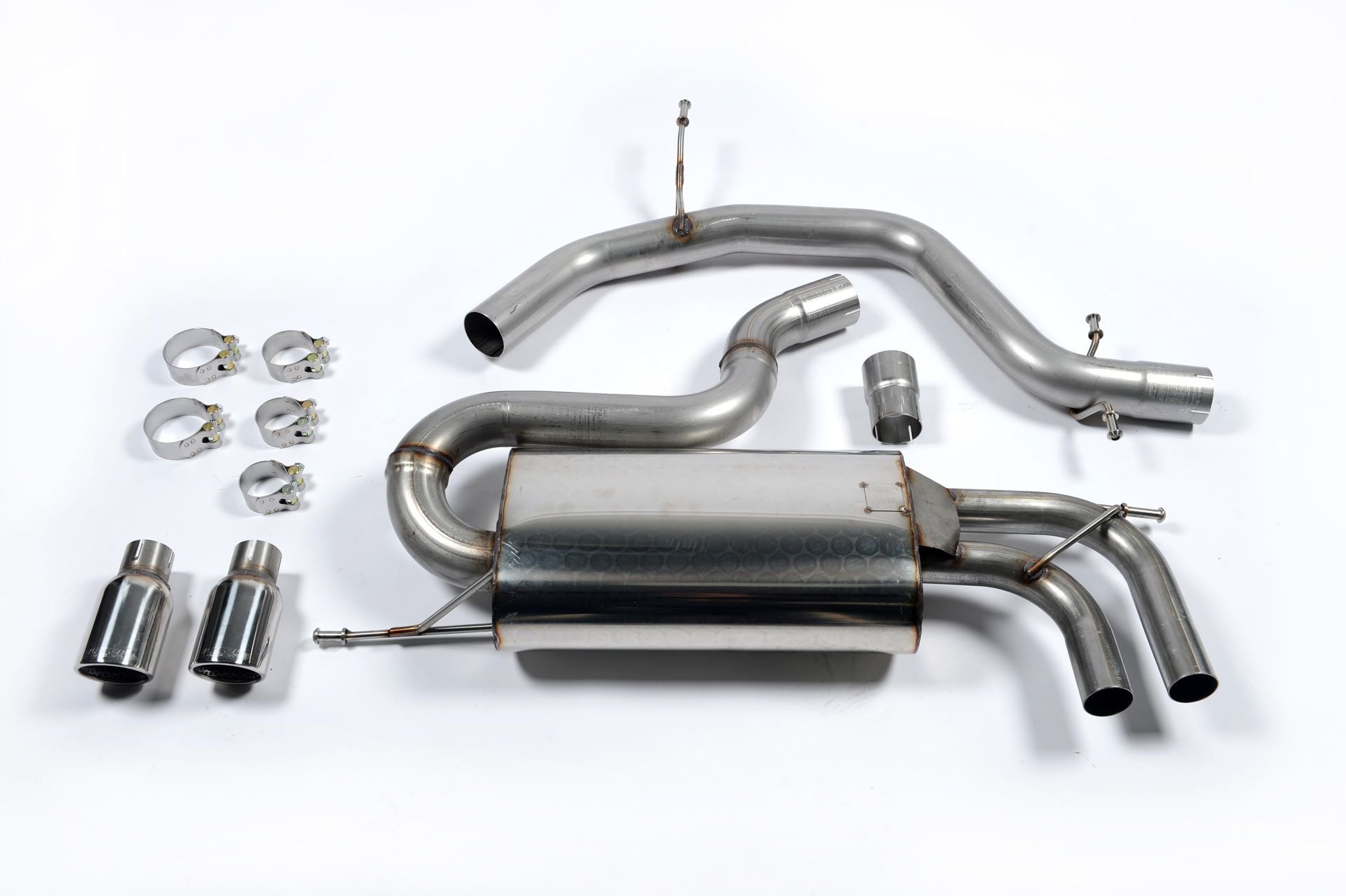 Volkswagen Golf Mk5 GTi 2.0T FSI 2004-2009 Cat-back Exhaust - Non-Resonated Volkswagen Golf Mk5 GTi 2.0T FSI 2004-2009 Cat-back Exhaust - Non-Resonated