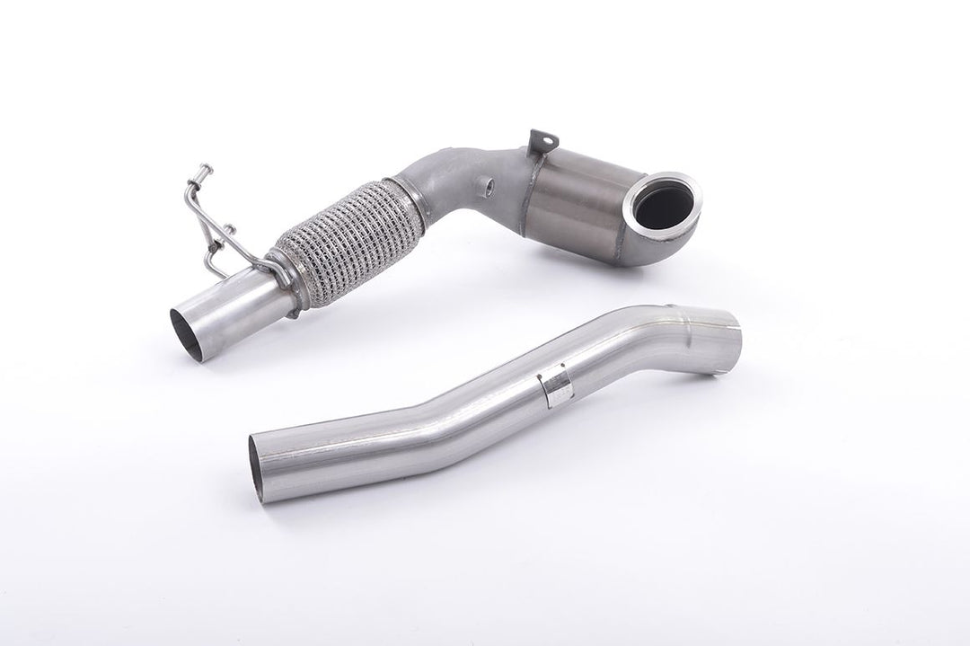 Milltek Large Bore Downpipe and Hi-Flow Sports Cat - Volkswagen Jetta Mk7 (MQB) GLi 2.0T 2019-2023 - SSXVW261