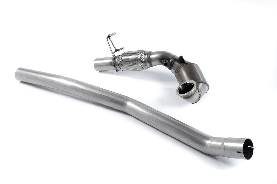 Milltek Large Bore Downpipe and Hi-Flow Sports Cat - Volkswagen Golf MK7.5 GTi (Non Performance Pack Models & Non-GPF Equipped Models Only) 2017-2018 - SSXVW283