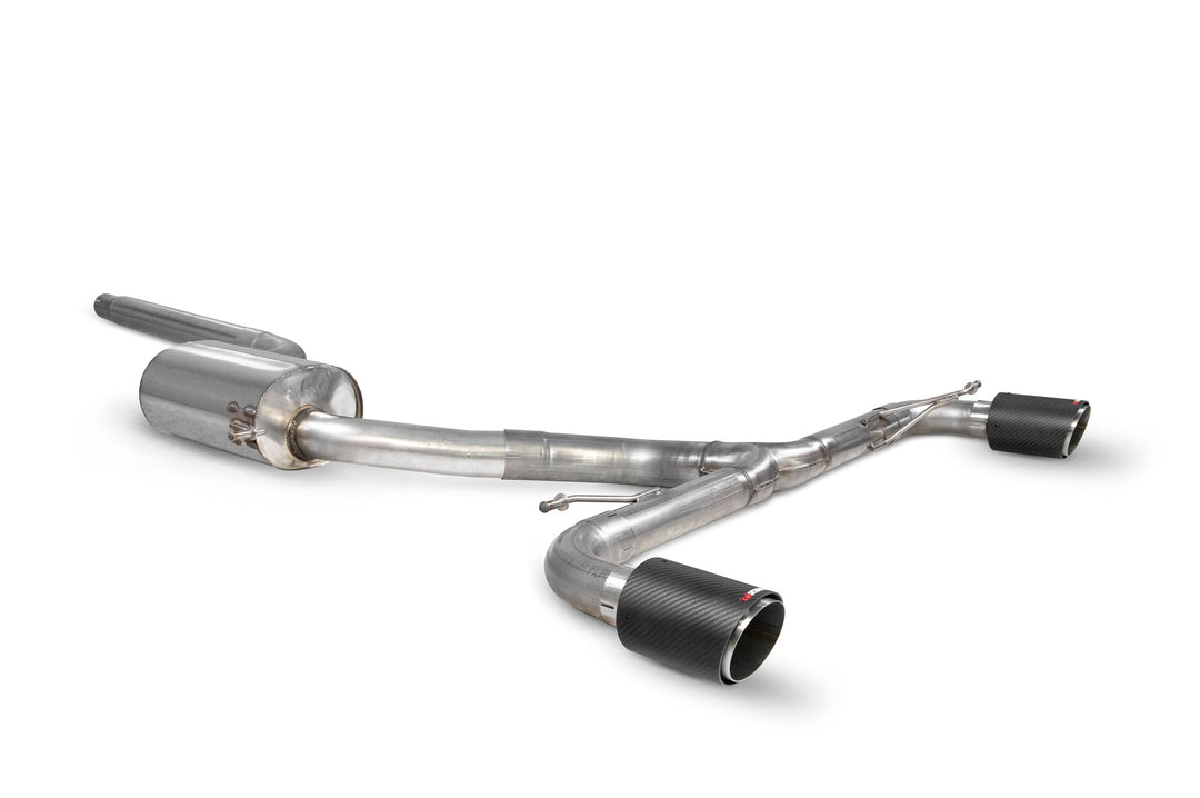 Scorpion Redpower - Volkswagen Scirocco R - Resonated Predator Cat-back System  Catback - SVW072CF - 2009 - 2017