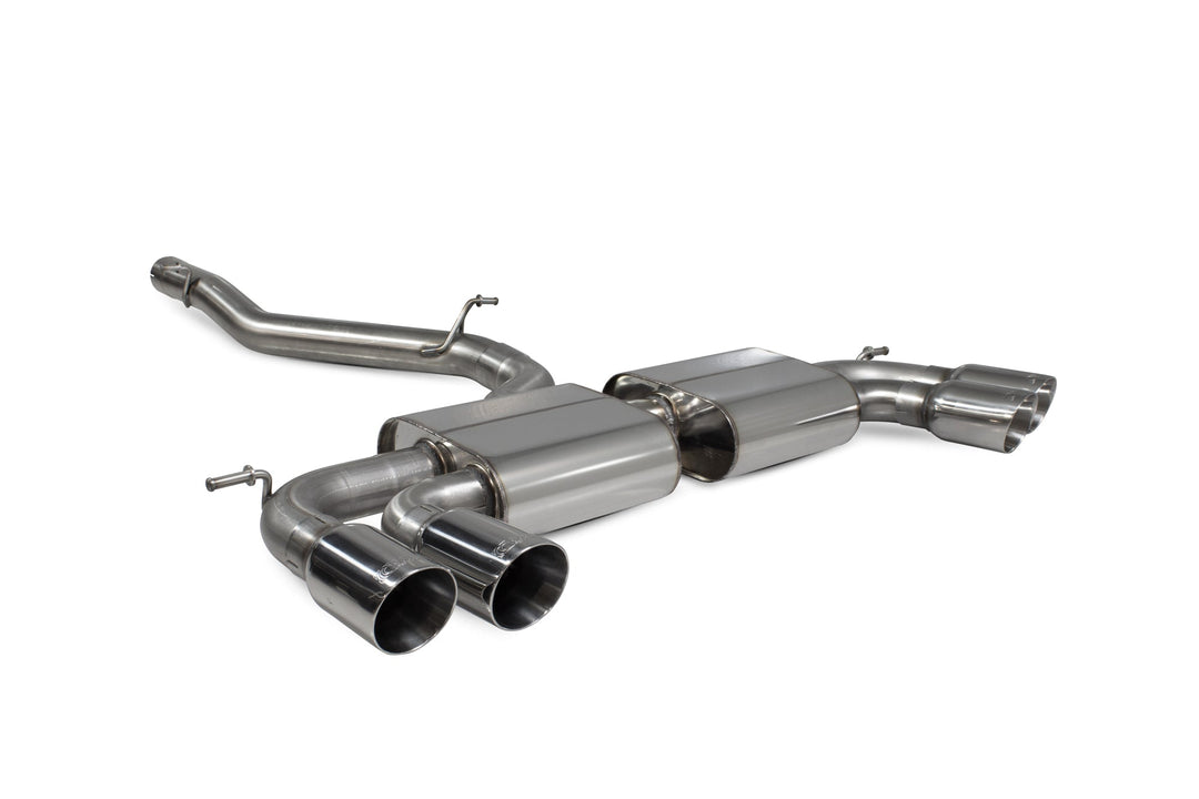 Scorpion Redpower - Volkswagen Golf MK7 R - Non-resonated cat-back system with no valves Catback - SVWS044D - 2014 - 2016