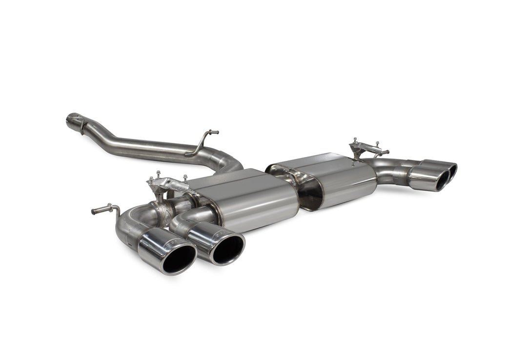Scorpion Redpower - Volkswagen Golf R MK7.5 Facelift GPF & Non GPF Models - Non-res cat/gpf back system with electronic valves Catback - SVWS054 - 2017 - 2020