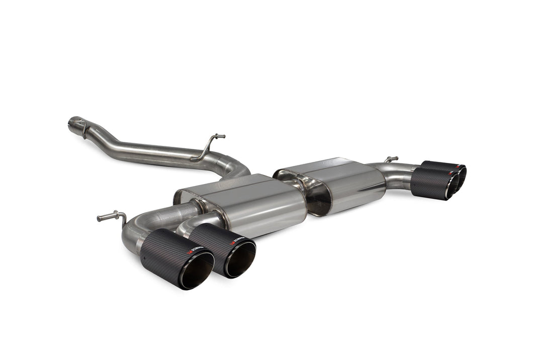Scorpion Redpower - Volkswagen Golf R MK7.5 Facelift GPF & Non GPF Models - Non-res cat/gpf back system Catback - SVWS055CF - 2017 - 2020