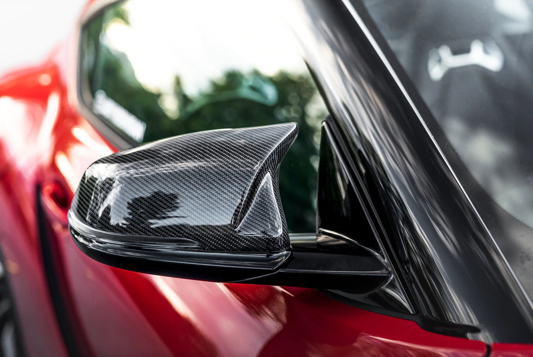 PSR Parts - Carbon Fibre Performance Wing Mirror Covers for Toyota Supra A90 (2019+, J29)