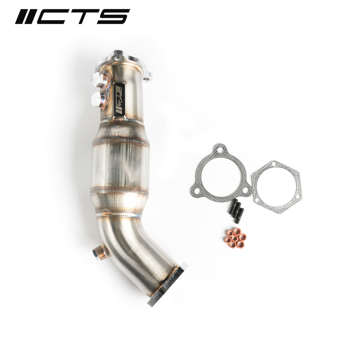CTS Turbo - B6 Audi A4 1.8T High Flow Cat Pipe - CTS-EXH-TP-0002-B6-CAT