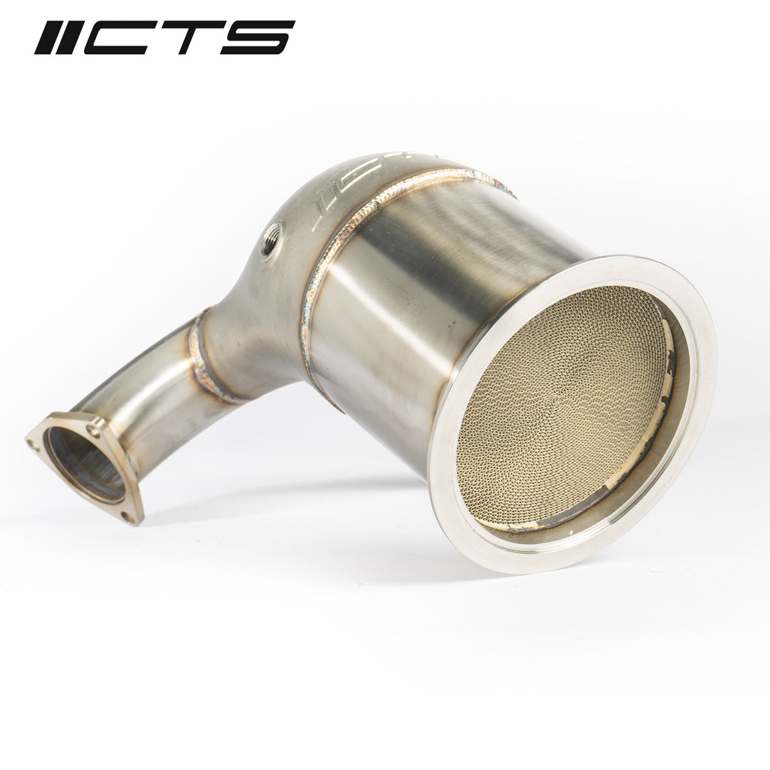 CTS Turbo - 2018+ B9 Audi S4/S5 V6T 3.0T (EA839) HIGH-FLOW CAT - CTS-EXH-TP-0009-CAT