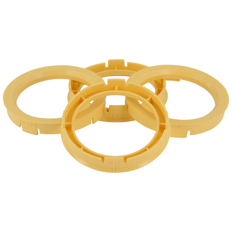 Set TPI Centreerringen - 63.3->54.1mm - Geel
