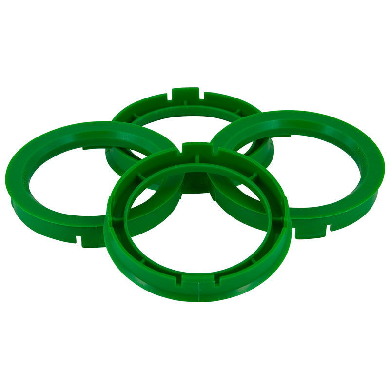 Set TPI Centreerringen - 66.5->57.1mm - Groen