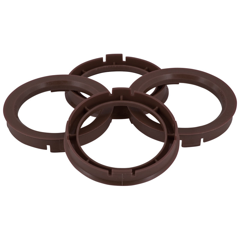 Set TPI Centreerringen - 69.1->67.6mm - Coffee Bruin