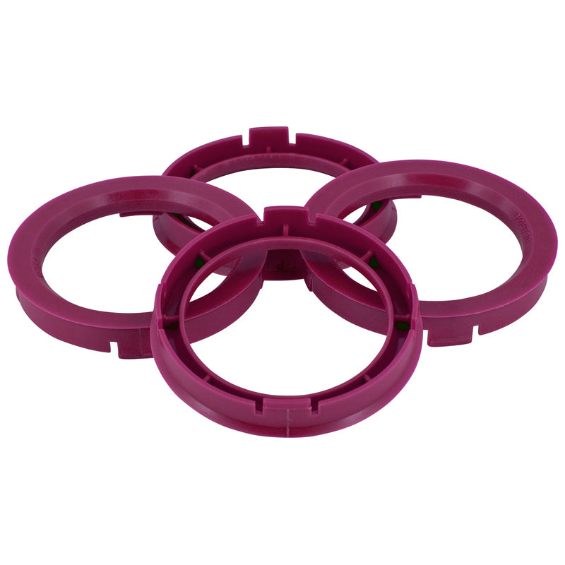Set TPI Centreerringen - 70.1->66.1mm - Paars