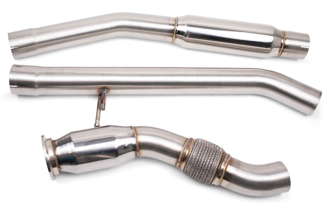 VRSF M57 Downpipe & Midpipe Combo Upgrade for 2008 – 2013 BMW X5D & X6D E70/E71