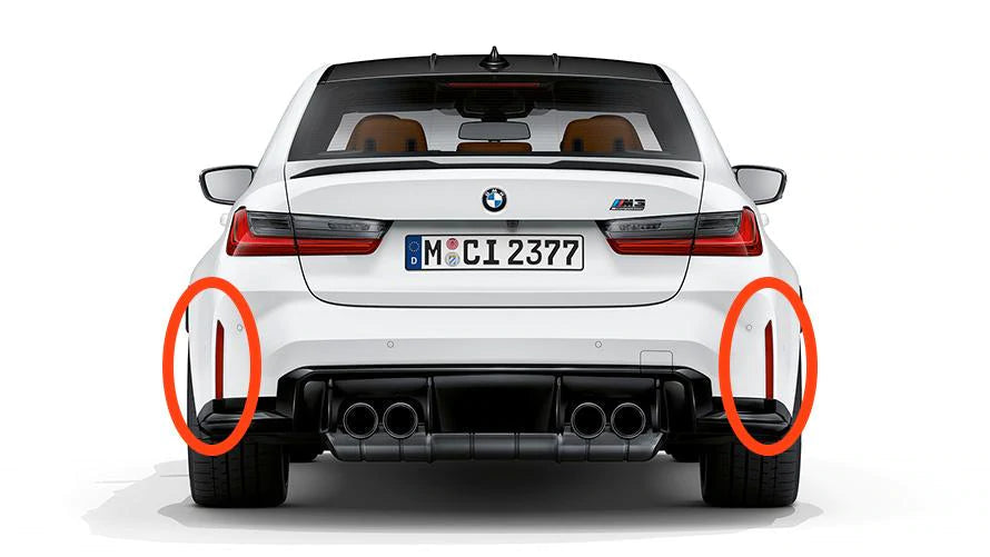 Acexxon Honeycomb Rear Reflector Insert for BMW M3 & M4 (2021+, G80 G82)