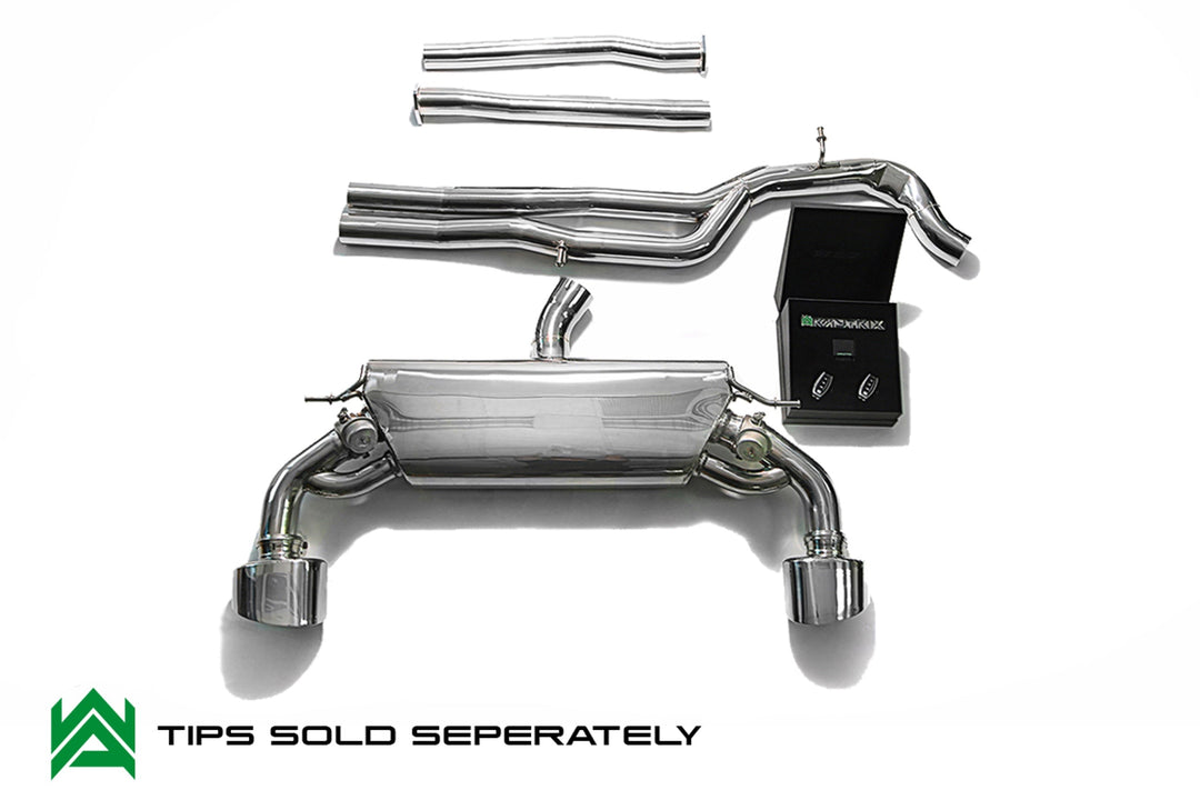 Armytrix - AUDI RS3 8V 2.5 TFSI SPORTBACK - Cat-back Stainless Steel  - AU8VR-SPORTBACK
