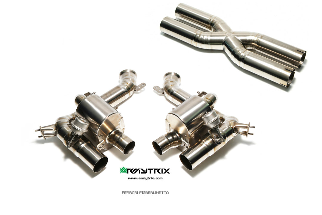 Armytrix - FERRARI F12 TDF 6.3L - Muffler Titanium  - FF12B