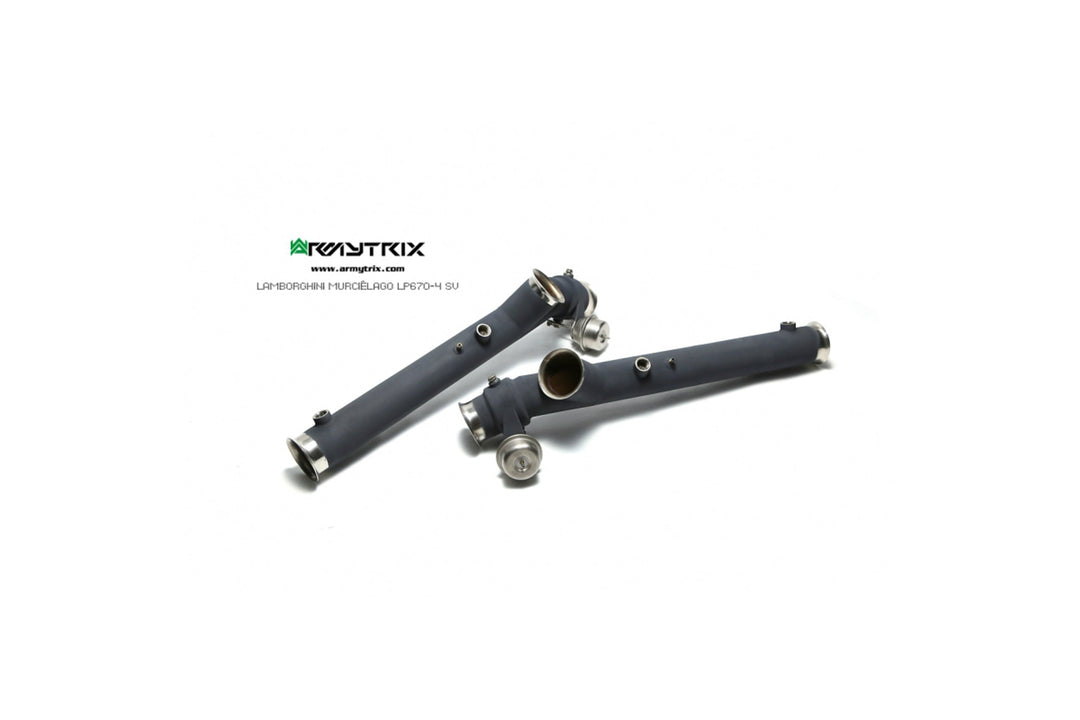 Armytrix - LAMBORGHINI MURCIELAGO LP640 6.5L - Ceramic Coated Downpipe Stainless Steel  - LBM64-DDC