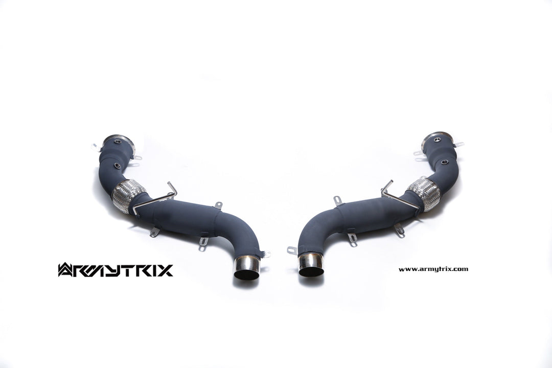 Armytrix - MCLAREN 540C 540C 3.8L - Ceramic Coated Downpipe Stainless Steel  - MCMP4-DDC
