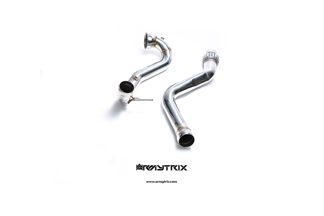 Armytrix - MERCEDES-BENZ CLA C117 CLA45 AMG - Downpipe Stainless Steel  - MBA45-DD