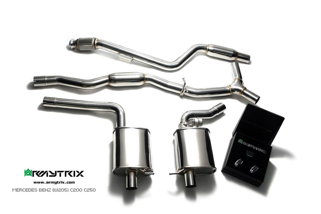 Armytrix - MERCEDES-BENZ C-CLASS C205 C300 - Cat-back Stainless Steel  - MB052-R6C