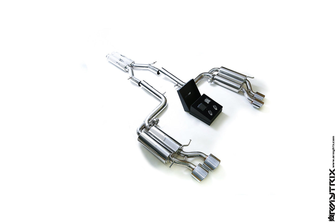 Armytrix - MERCEDES-BENZ C-CLASS W204 C63 AMG - Cat-back Stainless Steel  - MB046
