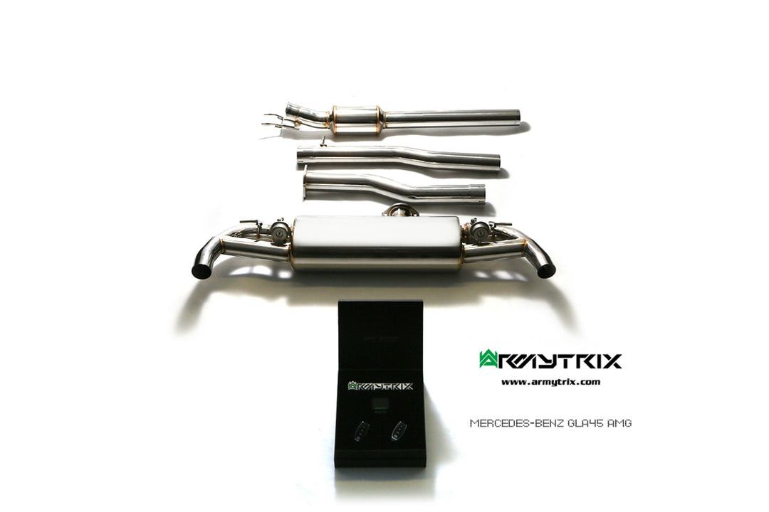 Armytrix - MERCEDES-BENZ GLA X156 GLA45 AMG - Cat-back Stainless Steel  - MBG45-C
