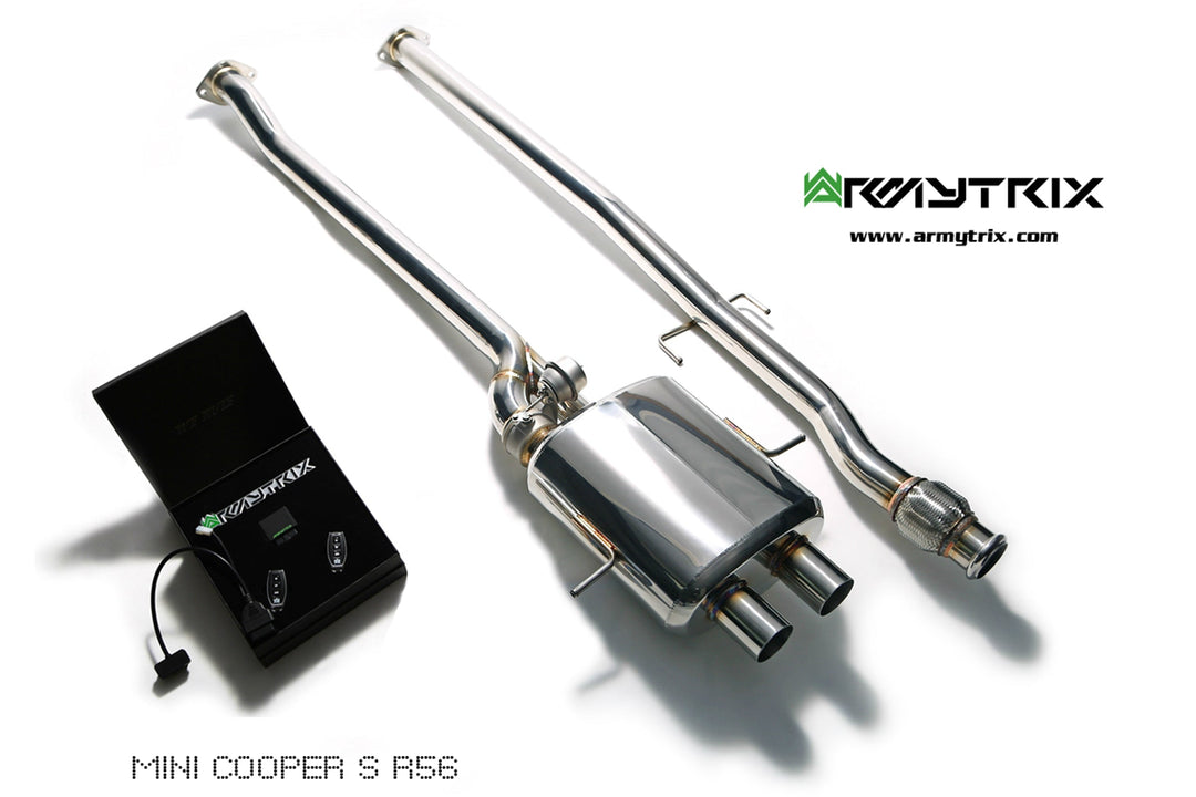 Armytrix - MINI COOPER S R58 1.6L - cat-back Stainless Steel  - MNR5X