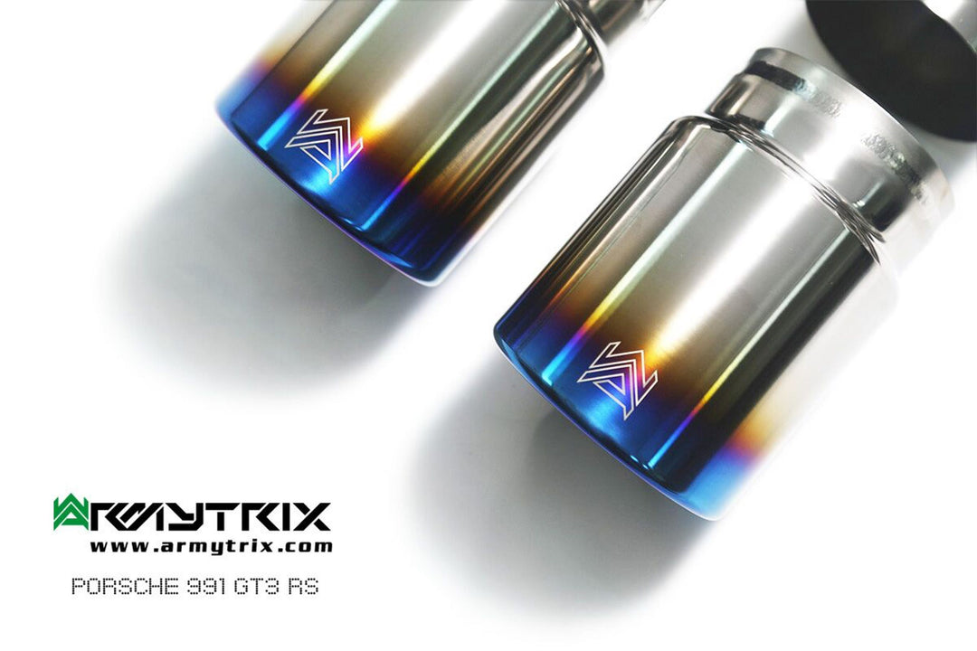 Armytrix - PORSCHE 911 991 MK1 4.0L GT3 RS - Tips Titanium  - DT18B