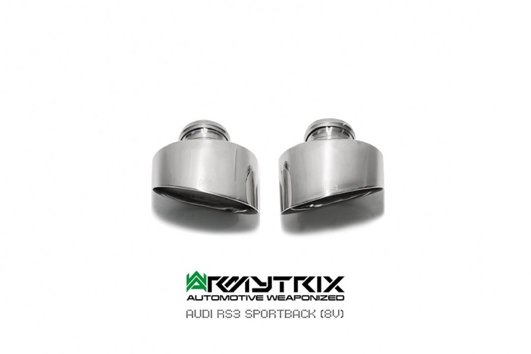 Armytrix - AUDI RS3 8V 2.5 TFSI SPORTBACK - Tips Stainless Steel  - DS39C