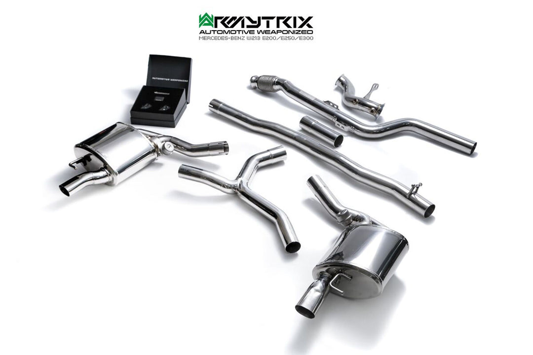 Armytrix - MERCEDES-BENZ E-CLASS W213 E300 - Cat-back Stainless Steel  - MB132-C