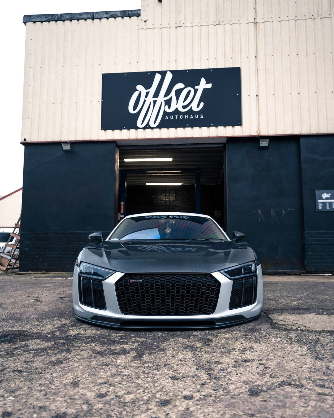PSR Parts - Carbon Fibre Competition Front Hood For Audi R8 V10+ (2015+, 4S)
