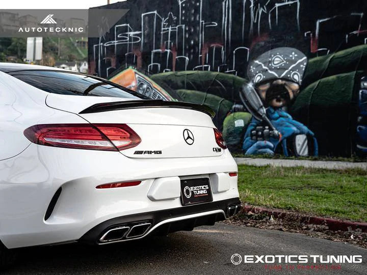 AutoTecknic Carbon Fibre Competition Trunk Spoiler for Mercedes C Class & C63 Coupe (2015+, C205)
