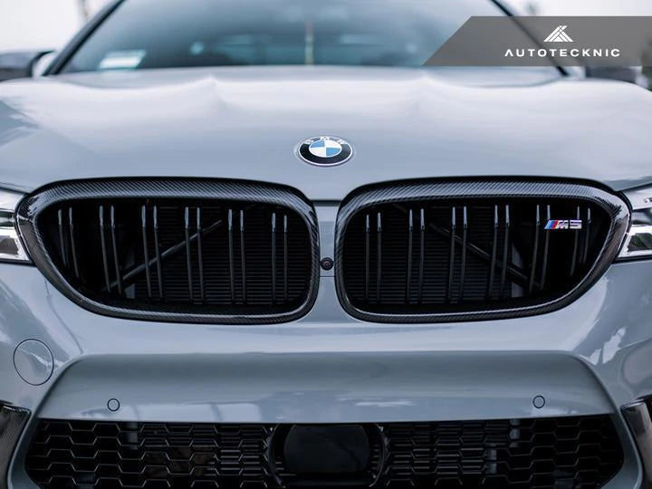 Autotecknic Carbon Fibre Grilles Surrounds for BMW M5 (2017-2020, F90)