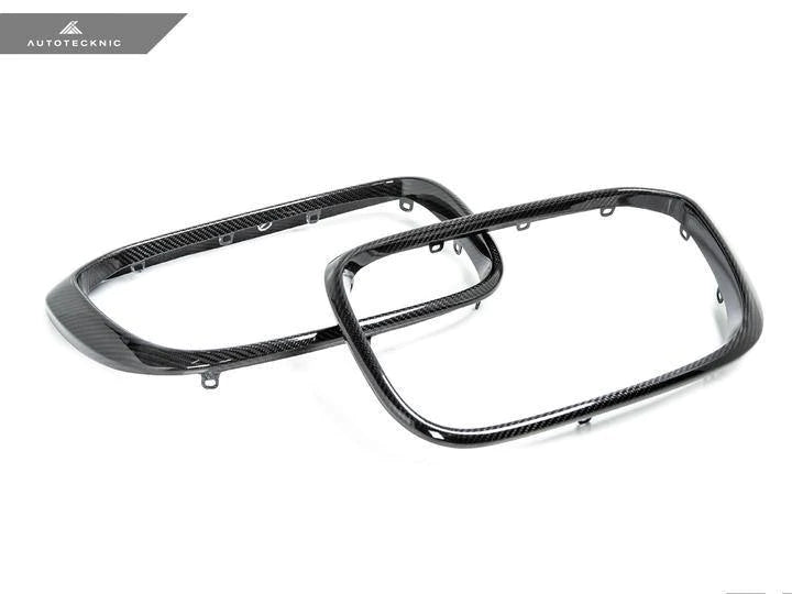 Autotecknic Dry Carbon Fibre Kidney Grille Surrounds for BMW X3M & X4M (2019+, F97 F98)